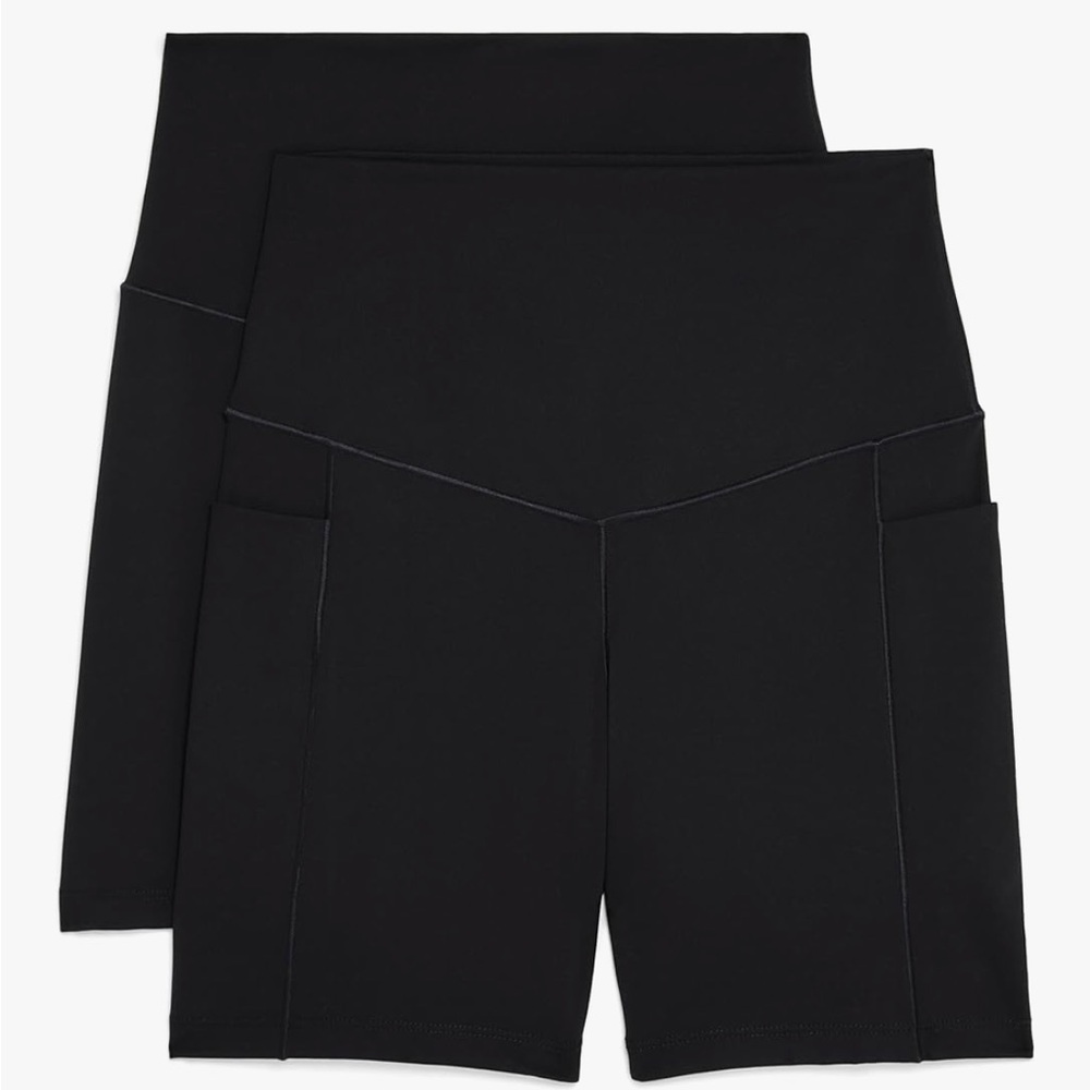 Danskin Women's Active 2-Pack Energize 7" Bike Shorts